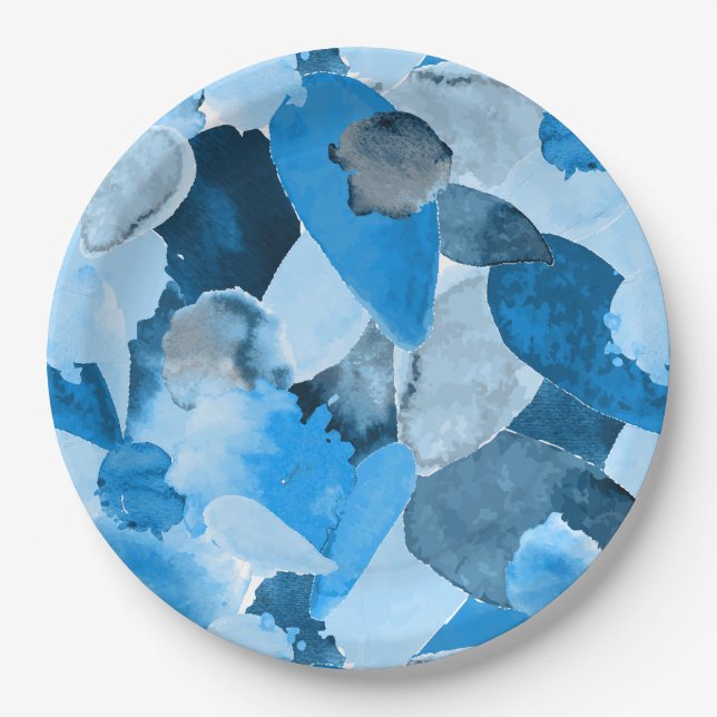 Colour crash 6 paper plate (Front)