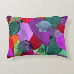 Colour crash decorative cushion