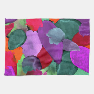 Colour crash tea towel