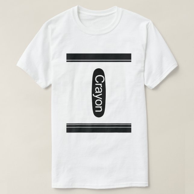 Colour Crayon Group Family Halloween Costume Crayo T-Shirt (Design Front)