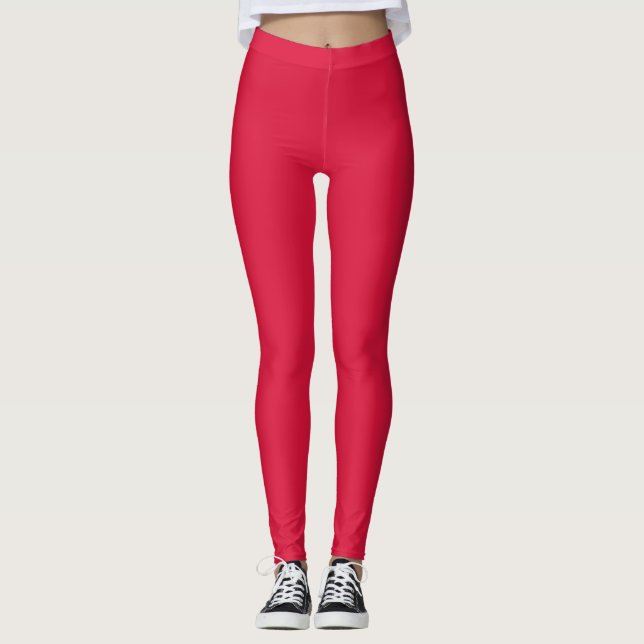colour crimson leggings (Front)