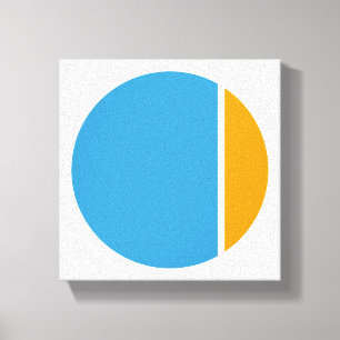 colour crush circles canvas print