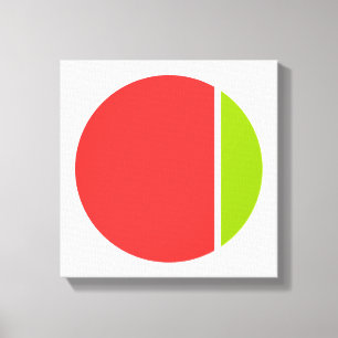 colour crush circles canvas print