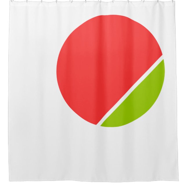 colour crush circles shower curtain (Front)
