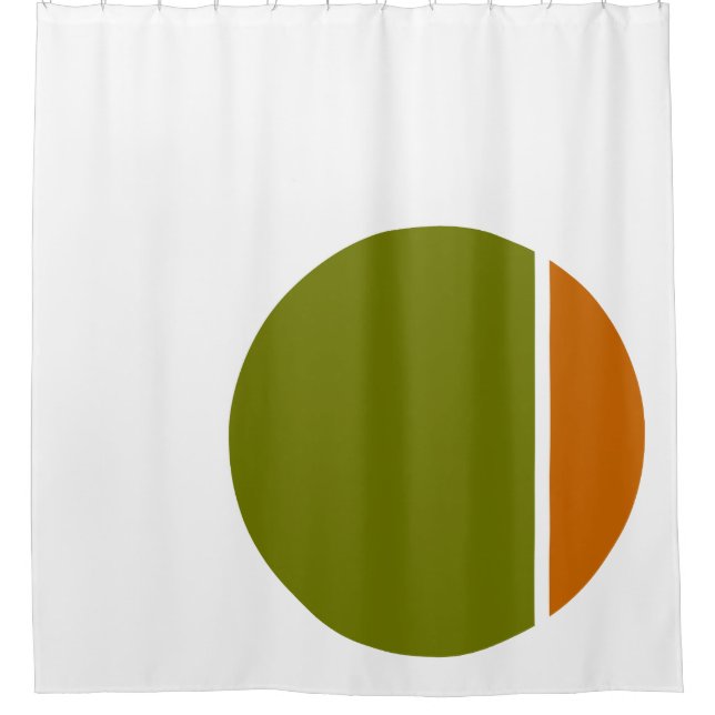 colour crush circles shower curtain (Front)