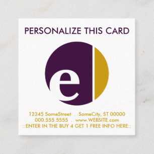 colour crush loyalty punch card