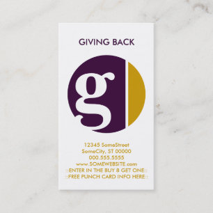 colour crush loyalty stamp card