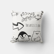 Colour & Cuddle Animal Pillow