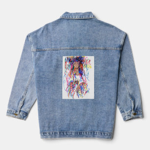 Colour Curls Denim Jacket