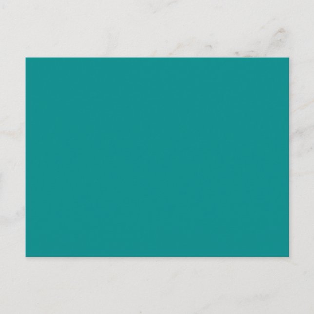 colour dark cyan postcard (Front)