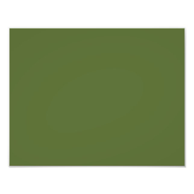 colour dark olive green photo print (Front)