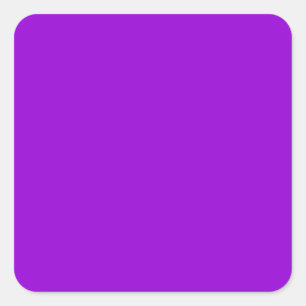 colour dark violet square sticker