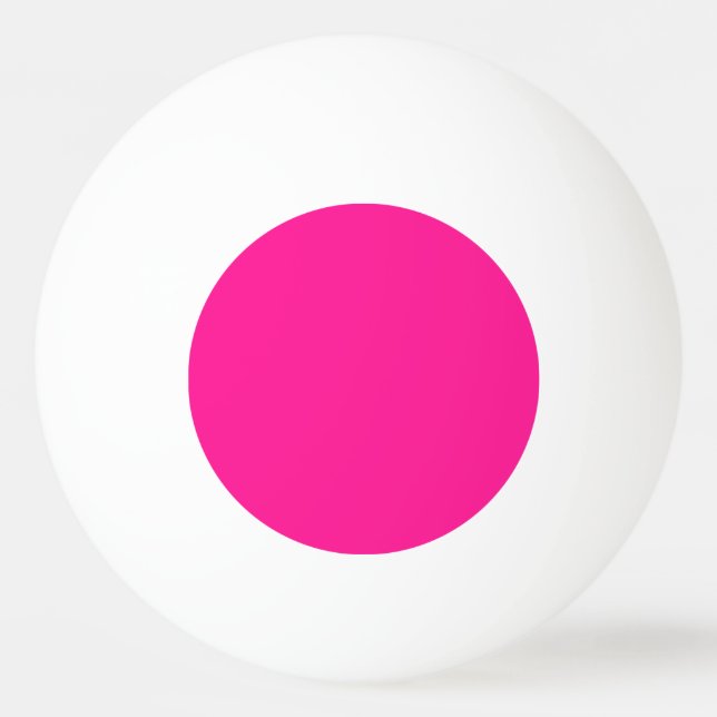 colour deep pink ping pong ball (Back)