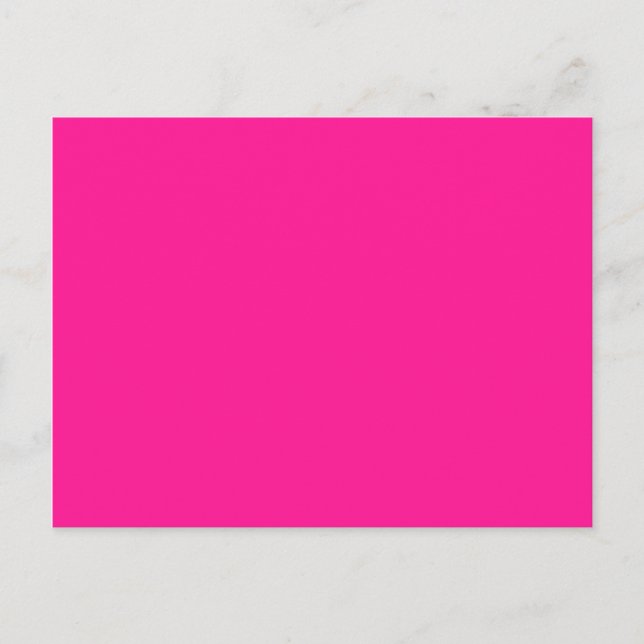 colour deep pink postcard (Front)