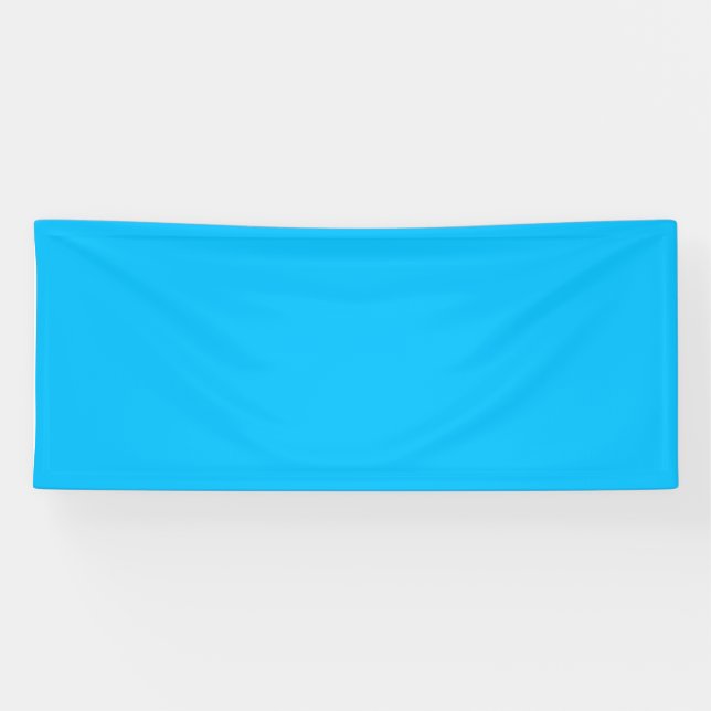 colour deep sky blue banner (Horizontal)