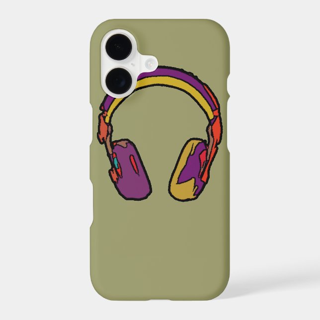 colour dj headphone (Back)