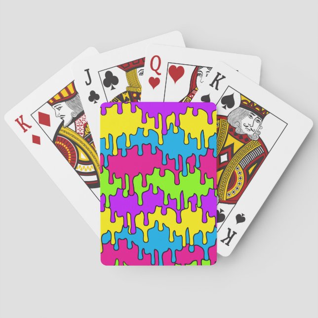 Colour Drip Playing Cards (Back)