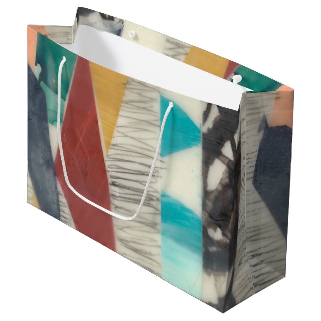 Colour Edge II Large Gift Bag (Front Angled)