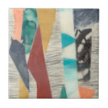 Colour Edge II Tile<br><div class="desc">Colour Edge II by Jennifer Goldberger. Varying colours and textures are used to create this unique piece of art.| 158274FN</div>