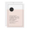 Colour editable simple modern wedding invitation