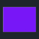 colour electric indigo postcard<br><div class="desc">colour electric indigo 6F00FF</div>