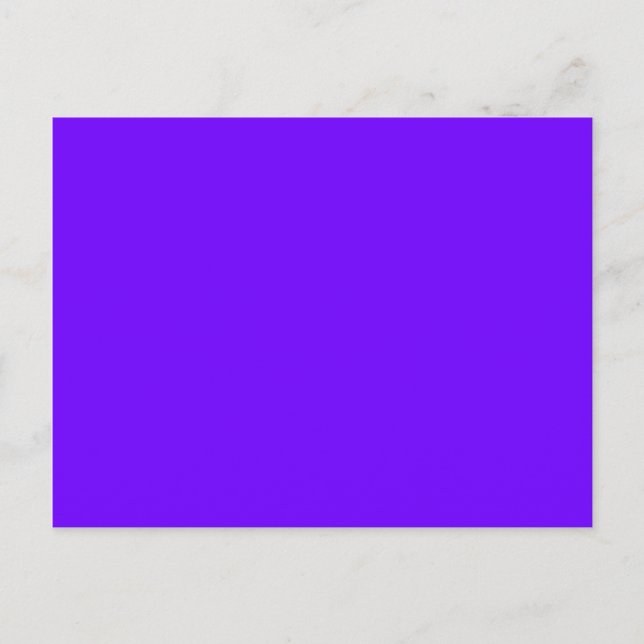 colour electric indigo postcard (Front)