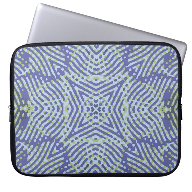 Colour Engraving pattern. Vintage illustrationabst Laptop Sleeve (Front)