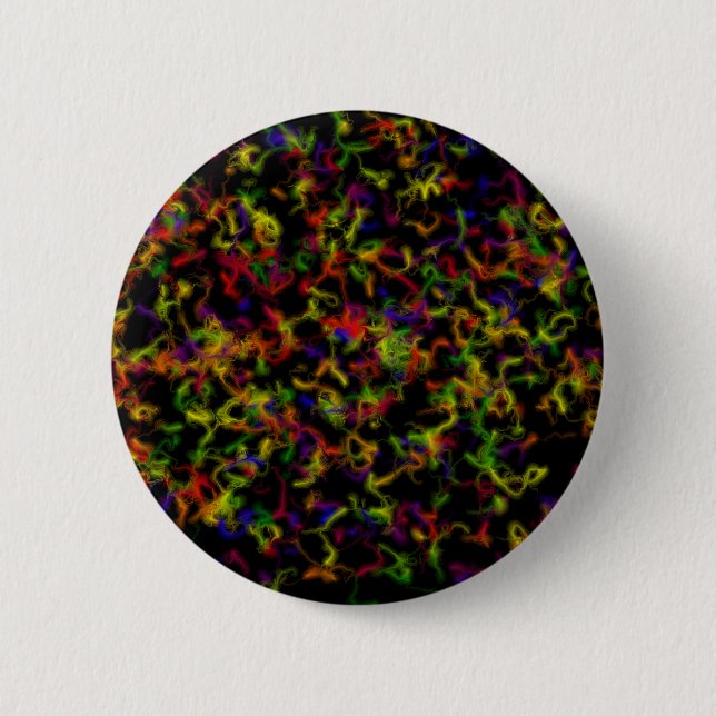 Colour explosion 6 cm round badge (Front)