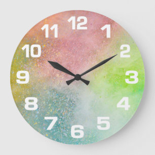 Colour Explosion clocks