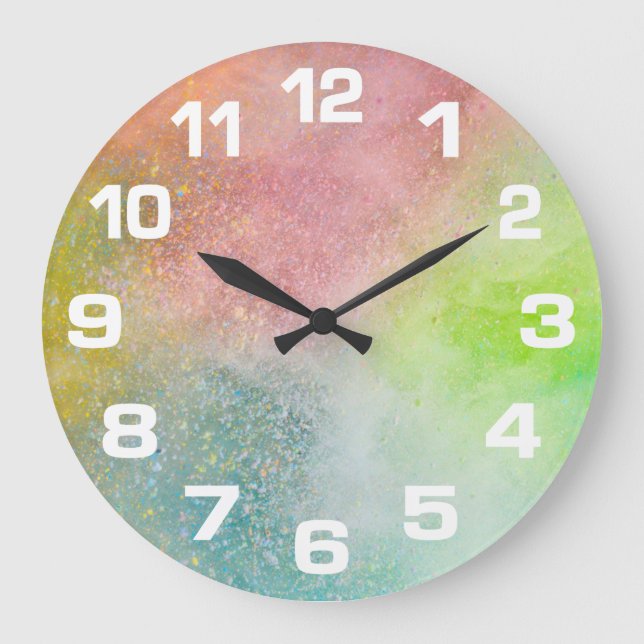 Colour Explosion clocks (Front)