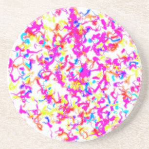 Colour explosion coaster