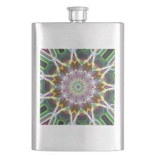 Colour Explosion Hip Flask