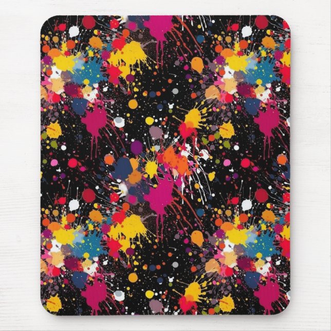 Colour Explosion Mouse Pad (Front)