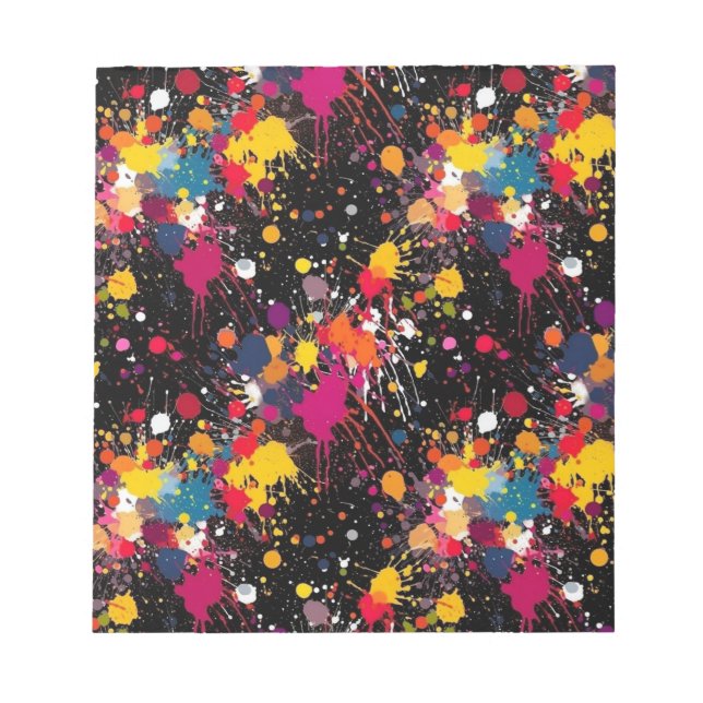 Colour Explosion Notepad (Front)