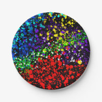 Colour Explosion Paint Dots Colourful Modern Cool