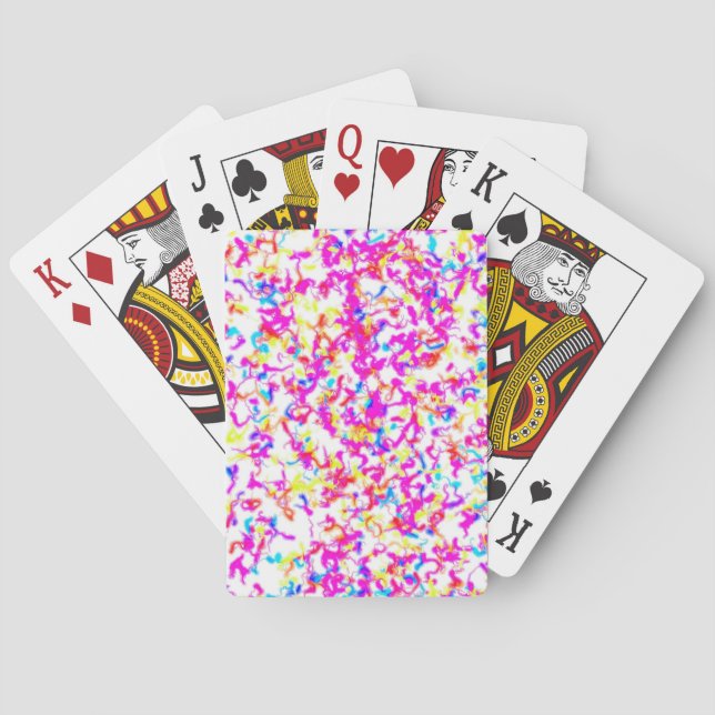 Colour explosion playing cards (Back)