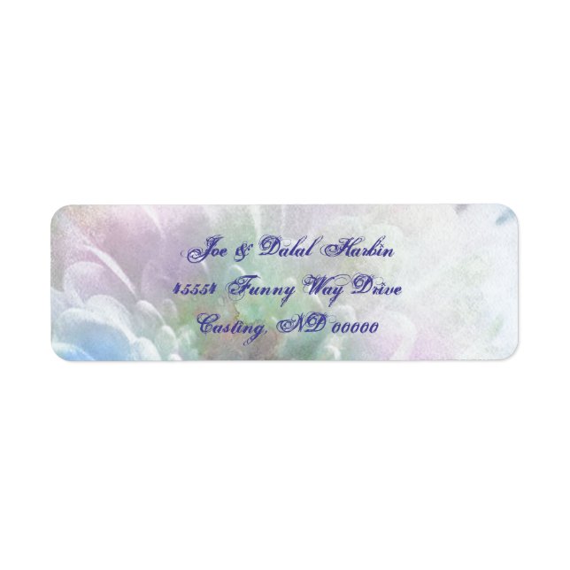 Colour Explosion Return Address Labels (Front)