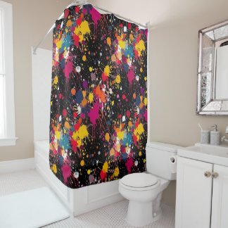 Colour Explosion Shower Curtain