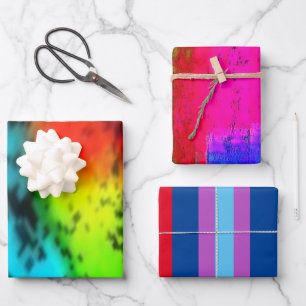 "Colour Explosive" Wrapping Paper Sheet Set