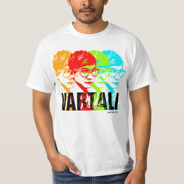 Colour Face Graphic T-Shirt Dotcom 3A (Front)