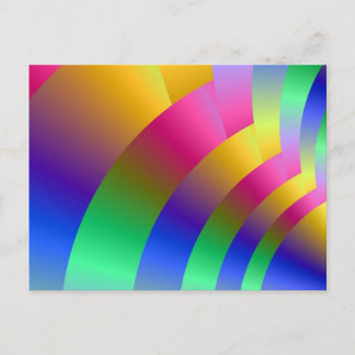 Colour Fan Postcard