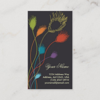 Colour Feather Profile Card