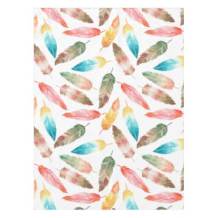 Colour Feathers Tablecloth