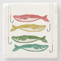 Colour Fish with Fish Hooks