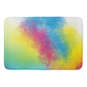 colour flash bath mat