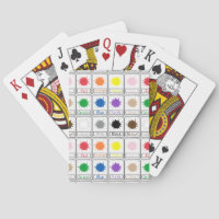 Colour Flash Cards - School Series Playing Cards