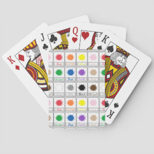 Colour Flash Cards - School Series Playing Cards