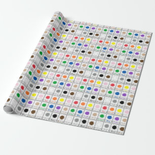 Colour Flash Cards - School Series Wrapping Paper