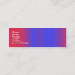 Colour Flow Mini Business Card