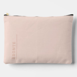 Colour Flow monogram Peachy Coral Accessory Pouch